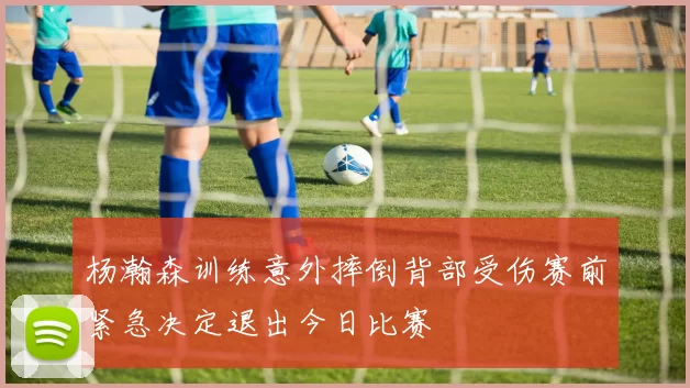 杨瀚森训练意外摔倒背部受伤赛前紧急决定退出今日比赛